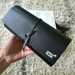 Montblanc Sunglasses Glasses Case, cleaning cloth, and shopping bag